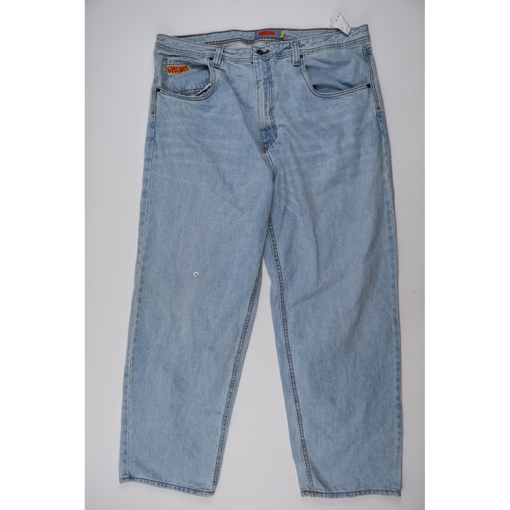Empyre Jeans Relaxed Loose Fit Light Wash Blue 40 NWT